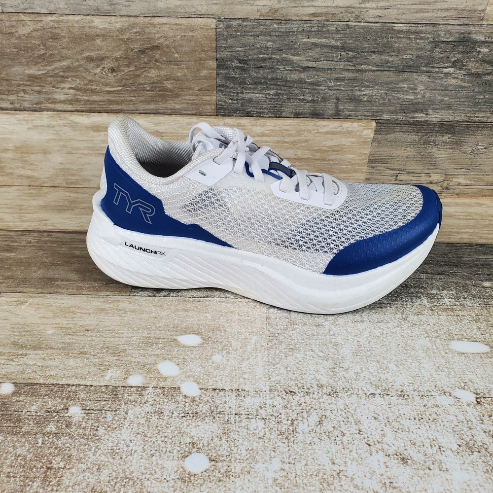 TYR Valkyrie Speedworks Runner Shoes Mens 8 / Womens 9.5 Running White Royal‎